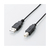 エレコム USB2．0ケーブル(0．5m) ブラック U2C-JB05BK-イメージ1
