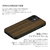 Man & Wood iPhone 14 Plus用天然木ケース Koala I23637I14M-イメージ5