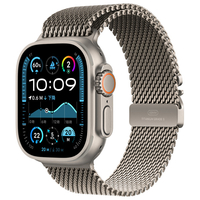 Apple Apple Watch Ultra 2(GPS + Cellularモデル)- 49mm ナチュラルチタニウムケースとナチュラルチタニウムミラネーゼループ - L MX5T3J/A