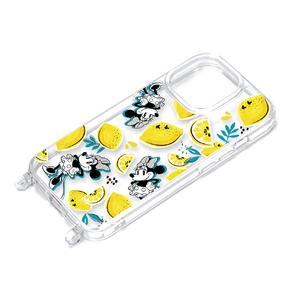 PGA iPhone 15 Pro用ショルダーストラップホール付クリアハイブリッドケース ミニーマウス PG-D23BPT16MNE-イメージ1