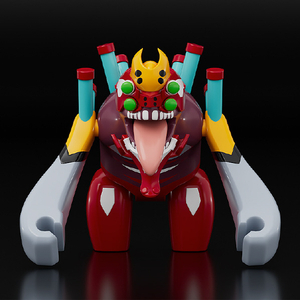 グッドスマイルカンパニー BRICKROID エヴァンゲリオン2号機 獣化第2形態「ヱヴァンゲリヲン新劇場版」 BRICKROIDEVA2ｺﾞｳｷﾀﾞｲ2ｹｲﾀｲ-イメージ2