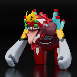 グッドスマイルカンパニー BRICKROID エヴァンゲリオン2号機 獣化第2形態「ヱヴァンゲリヲン新劇場版」 BRICKROIDEVA2ｺﾞｳｷﾀﾞｲ2ｹｲﾀｲ-イメージ3