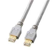 サンワサプライ IEEE1394ケーブル（6pin-6pin・2m） ライトグレー KE-1394-2K