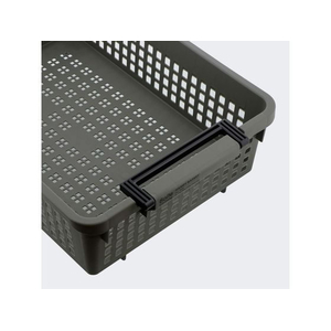ＬＩＶ ＰＬＵＳ ベストコ ハンディー バスケット カーキ ロータイプ MA-4172 FCE153W-MA- 4172-イメージ3