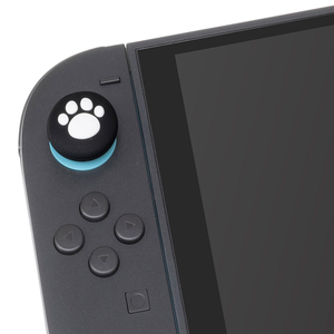 サイバーガジェット アナログスティックカバー ねこにゃん(Switch2 Joy-Con2用)黒 CYS2ASCNBK-イメージ3