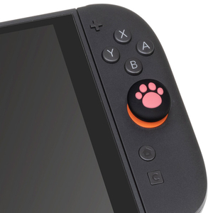 サイバーガジェット アナログスティックカバー ねこにゃん(Switch2 Joy-Con2用)黒 CYS2ASCNBK-イメージ4