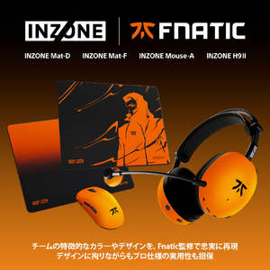 SONY ワイヤレスノイズキャンセリングゲーミングヘッドセット INZONE H9II オレンジ※Fnaticコラボモデル WH-G910ND-イメージ2