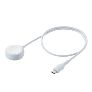 エレコム Apple Watch磁気充電ケーブル(高速充電)(0．5m) ホワイト MPA-AWCCQ05WH-イメージ1
