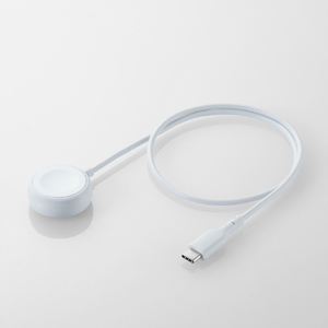 エレコム Apple Watch磁気充電ケーブル(高速充電)(0．5m) ホワイト MPA-AWCCQ05WH-イメージ2