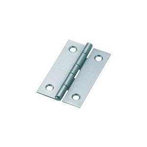 トラスコ中山 TRUSCO　スチール製薄口普通蝶番　生地仕上げ　全長31．5mm 550-32N-イメージ1