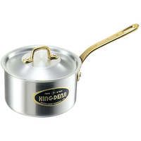中尾アルミ製作所 キングデンジ 深型片手鍋 目盛付 30cm FC758LM-4823000