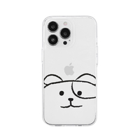 AKAN iPhone 15 Pro用ソフトクリアケース イヌ AK25637I15PR