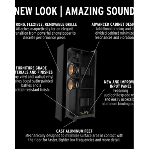 Klipsch フロアスタンディングスピーカー(1本) Klipsch Reference Premiere エボニー RP-8000F-2-イメージ3