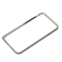 PGA iPhone XR用アルミニウムバンパー シルバー PG-18YBP03SV