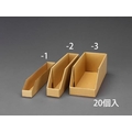 エスコ 棚用トレー 20枚 80×550×100mm FCY0792-EA661CW-1