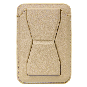 ユニケース Mag Card Case Stand Basic beige UNI-CDML-2MCBE-イメージ1