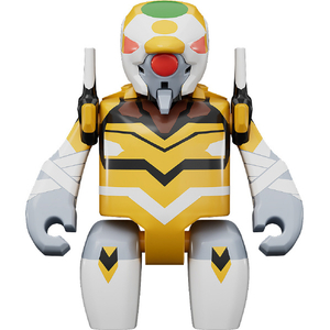 グッドスマイルカンパニー BRICKROID エヴァンゲリオン零号機(改)『：破』ver．「ヱヴァンゲリヲン新劇場版」 BRICKROIDEVA0ｺﾞｳｷｶｲ-イメージ1