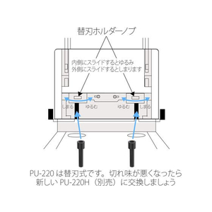 プラス パンチ 強力パンチ 2穴 穴径6mm/PU-220/30-346 FCC5068-30346/PU-220-イメージ8