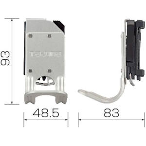 ＴＪＭデザイン 着脱式工具ホルダーアルミ ラチェット 銀518393ラチェット FC003CD-1024585-イメージ2