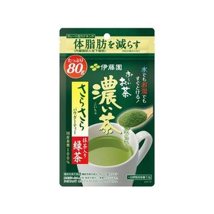 伊藤園 お～いお茶 濃い茶 さらさら抹茶入り緑茶 80g FC90382-イメージ1