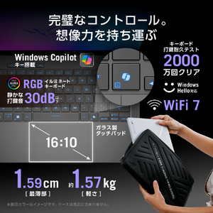 ASUS ノートパソコン ROG Zephyrus G14 GA403WR エクリプスグレー GA403WR-AI9R5070TIG-イメージ10