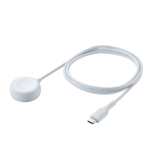 エレコム Apple Watch磁気充電ケーブル(高速充電)(1m) ホワイト MPA-AWCCQ10WH-イメージ1