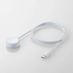エレコム Apple Watch磁気充電ケーブル(高速充電)(1m) ホワイト MPA-AWCCQ10WH-イメージ2