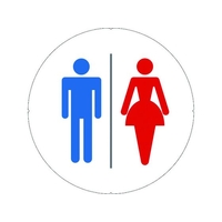 カーボーイ カラープラポールサインキャッププレート トイレ トイレ256 FC017GB-7566760