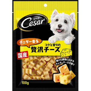 マースジャパンリミテッド シーザースナック チェダー香るコクと香りの贅沢チーズ(100g) ｼ-ｻﾞ-ｽﾅﾂｸﾁ-ｽﾞ100G-イメージ1