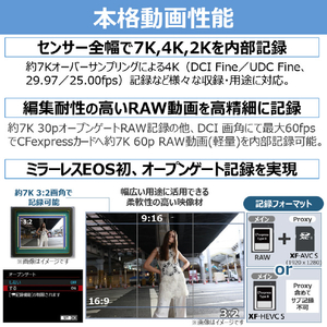キヤノン EOS R6 Mark III・RF24-105 IS STM レンズキット EOSR ブラック EOSR6MK324105ISSTMLK-イメージ11