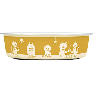 ドギーマン ステンレスの食器 ごはんにゃわん 猫用 ビストロ FCJ184K-イメージ2