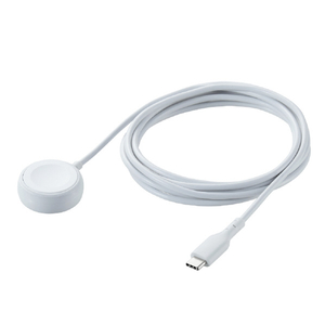 エレコム Apple Watch磁気充電ケーブル(高速充電)(2m) ホワイト MPA-AWCCQ20WH-イメージ1