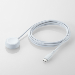 エレコム Apple Watch磁気充電ケーブル(高速充電)(2m) ホワイト MPA-AWCCQ20WH-イメージ2