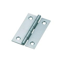 トラスコ中山 TRUSCO　スチール製薄口普通蝶番　生地仕上げ　全長51．0mm 550-51N