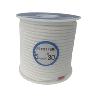ユタカメイク ロープ ポリエステルロープボビン巻 5mm×30m FC985GN-3676731