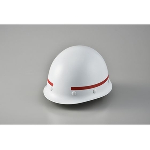 日本緑十字社 ヘルメット用ラインテープ 赤 HLM-B(小)  10本組 無反射タイプ 赤107000.12 FC633EW-8248202-イメージ3