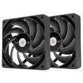 Thermaltake ケースファン 120mm(2個パック) TOUGHFAN 12 Pro ブラック CLF159PL12BLA