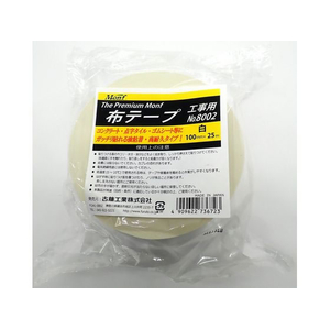 古藤工業 工事用布粘着テープ 幅100mm×長さ25m 白 F052189-No.8002-イメージ2