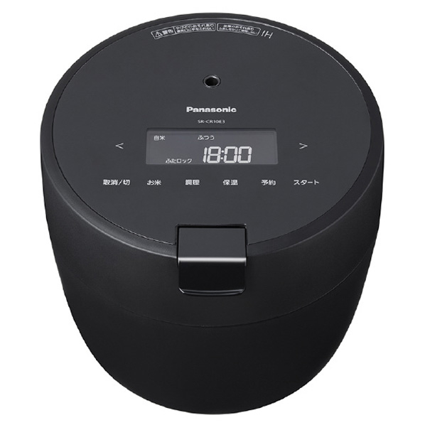 パナソニック 圧力IH炊飯ジャー(5合炊き) e angle select ブラック SR-CR10E3-K ダイヤモンド竈釜