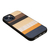 Man & Wood iPhone 14 Plus用天然木ケース Province I23639I14M-イメージ2