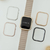 GAACAL Apple Watch Series 7-8 [45mm]用メタリック スワロフスキーフレーム ピンク W00290P6-イメージ3