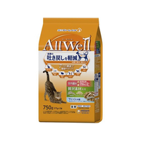ユニ・チャーム AllWell 室内猫用 贅沢素材入り フィッシュ味 天然小魚とささみフリーズドライ入り 750g FC105RK