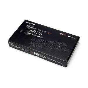 FILCO メカニカルキーボード 茶軸 テンキーレス 英語配列 Majestouch 3 NINJA ブラック FKBN87M/EFMB3-イメージ7