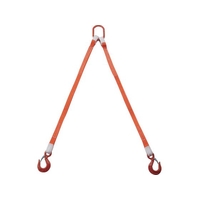 トラスコ中山 TRUSCO/2本吊ベルトスリングセット 25mm幅X1m FC360YW-2580326