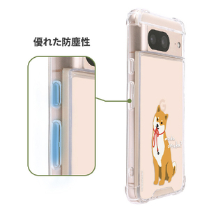 abbi FRIENDS Google Pixel 8用しばたさん ハイブリッドケース さくら ABF26639P8-イメージ13