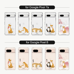 abbi FRIENDS Google Pixel 8用しばたさん ハイブリッドケース さくら ABF26639P8-イメージ16