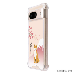 abbi FRIENDS Google Pixel 8用しばたさん ハイブリッドケース さくら ABF26639P8-イメージ4