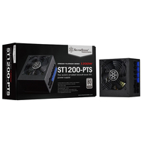 SilverStone PC電源 ATX 80PLUS Platinum 1200W フルモジュラー Striderシリーズ ブラック SST-ST1200-PTS