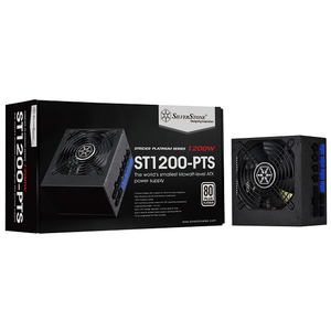 SilverStone PC電源 ATX 80PLUS Platinum 1200W フルモジュラー Striderシリーズ ブラック SST-ST1200-PTS-イメージ1