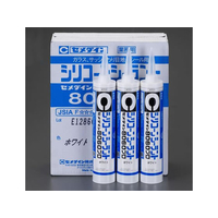 エスコ 330mL シリコ-ンシーラント(ホワイト/10本) FCJ661M-EA930AN-21A